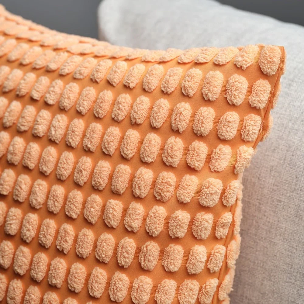Textured Pom-Pom Cushion Cover - Home Bedding